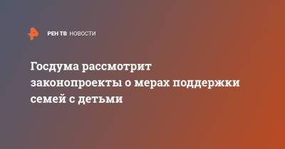 Владимир Путин - Андрей Исаев - Госдума рассмотрит законопроекты о мерах поддержки семей с детьми - ren.tv
