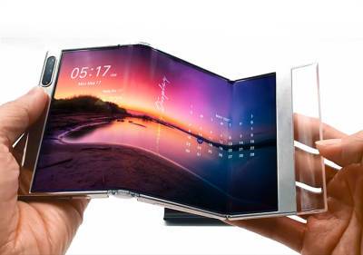 Компания Samsung Display представила на выставке SID Display week 2021 сворачиваемые и складные дисплеи OLED - bin.ua - Украина