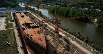 В Китае заканчивают строительство копии Титаника (фото, видео) - tsn.ua - Китай - Строительство