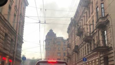 Пожар в Доме Басевича удалось локализовать - piter.tv - Санкт-Петербург