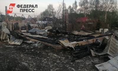 В уничтожении 12 домов при пожаре под Екатеринбургом подозревают детей - fedpress.ru - Екатеринбург - Свердловская обл.