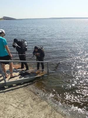 Ульяновские водолазы исследуют дно центрального волжского пляжа - ulpravda.ru - Ульяновск