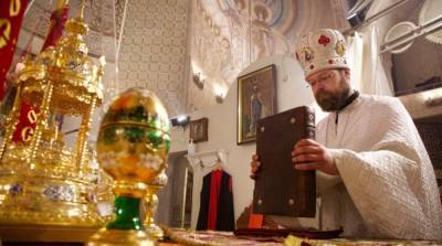 В Михайловском соборе ПЦУ проходит Пасхальное богослужение – онлайн-трансляция - ru.slovoidilo.ua - Киев