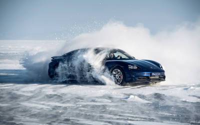 Porsche - Порше на льду Байкала: экстремальный тест-драйв - zr.ru - Иркутск