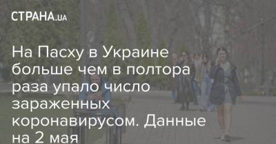 Максим Степанов - На Пасху в Украине больше чем в полтора раза упало число зараженных коронавирусом. Данные на 2 мая - strana.ua