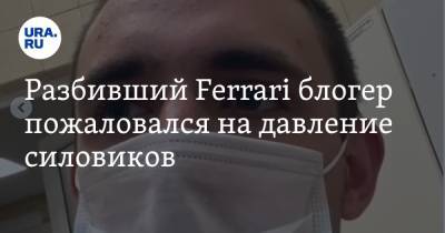 Михаил Литвин - Блогер - Разбивший Ferrari блогер пожаловался на давление силовиков - ura.news