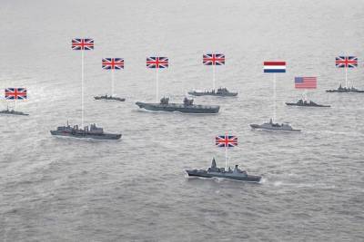 В сторону Крыма и базы ВМФ России в Сирии выдвинулась крупнейшая группировка кораблей НАТО с истребителями F-35 - newzfeed.ru - Сирия - Крым - Англия