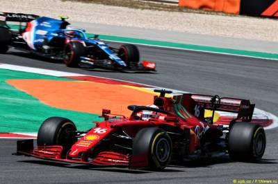 Шарль Леклер - Шарль Леклер: Шины Medium сильно гранулировались - f1news.ru - Португалия