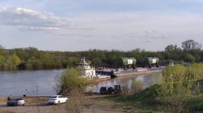 Два парогенератора сплавили по Дону через Воронежскую область на Курскую АЭС-2 - vestivrn.ru - Воронежская обл. - Волгодонск