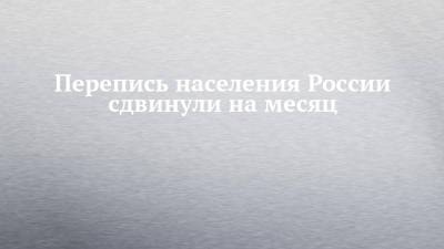 Владимир Путин - Дмитрий Песков - Андрей Турчак - Перепись населения России сдвинули на месяц - chelny-izvest.ru