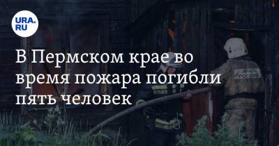 В Пермском крае во время пожара погибли пять человек - ura.news - Пермский край - округ Кунгурский
