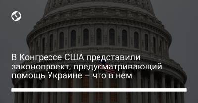 Адам Кинзингер - В Конгрессе США представили законопроект, предусматривающий помощь Украине – что в нем - liga.net - Молдавия - Грузия