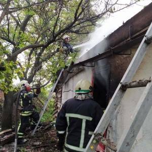 В Запорожском районе во время пожара погибла пожилая женщина. Фотофакт - reporter-ua.com - Запорожская обл.