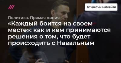 Алексей Навальный - «Каждый боится на своем месте»: как и кем принимаются решения о том, что будет происходить с Навальным - tvrain.ru