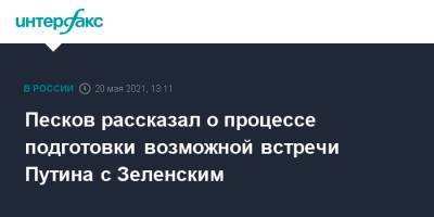 Владимир Зеленский - Владимир Путин - Дмитрий Песков - Дмитрий Козак - Песков рассказал о процессе подготовки возможной встречи Путина с Зеленским - interfax.ru - Москва - Украина