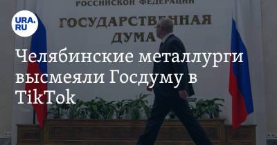 Челябинские металлурги высмеяли Госдуму в TikTok. Видео - ura.news