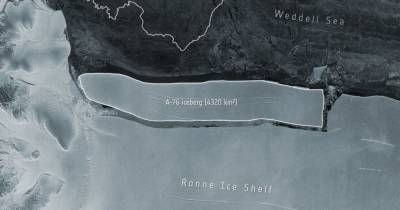 От Антарктиды откололся самый большой в мире айсберг - tsn.ua - Антарктида
