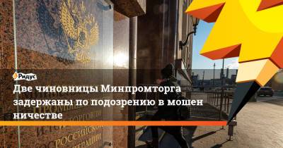 Две чиновницы Минпромторга задержаны поподозрению вмошенничестве - ridus.ru - Москва - Новгородская обл.