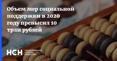 Объем мер социальной поддержки в 2020 году превысил 10 трлн рублей - nsn.fm