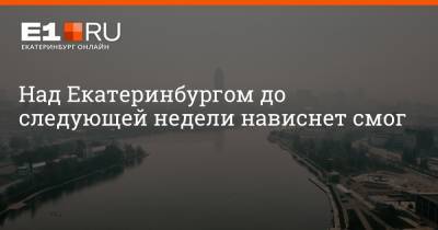 Галина Шепоренко - Над Екатеринбургом до следующей недели нависнет смог - e1.ru - Екатеринбург - Тюменская обл. - Свердловская обл.