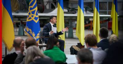 Владимир Зеленский - Донбасс, риски для Украины, второй президентский срок. О чем говорил Зеленский - profile.ru - Украина