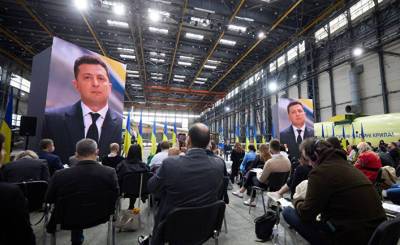 Владимир Зеленский - Петр Порошенко - Джо Байден - Главред (Украина): пресс-конференция Зеленского — это его заявка на второй президентский срок - inosmi.ru - Украина