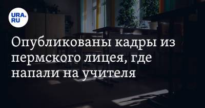 Анастасия Крутень - Опубликованы кадры из пермского лицея, где напали на учителя. Видео - ura.news - Пермский край - Соликамск - Березники