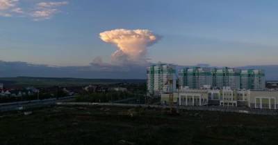 Жителей российского Саратова напугал "ядерный гриб" в небе: фото - tsn.ua - Россия - Саратов - Запорожья