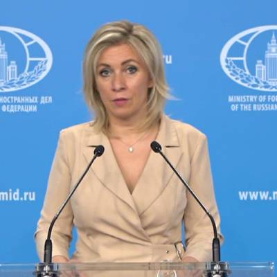 Владимир Зеленский - Мария Захарова - Посольство России на Украине направило ноту протеста - radiomayak.ru - Москва - Киев - Палестина