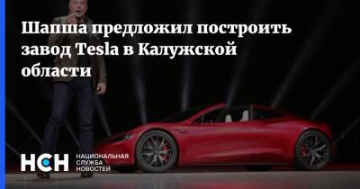 Илон Маск - Владислав Шапша - Шапша предложил построить завод Tesla в Калужской области - nsn.fm - Калужская обл.