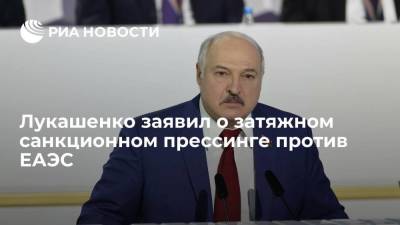 Александр Лукашенко - Лукашенко заявил о затяжном санкционном прессинге против ЕАЭС - smartmoney.one