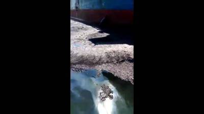 На Сахалине после столкновения судов море залило мазутом - sakhalin.info