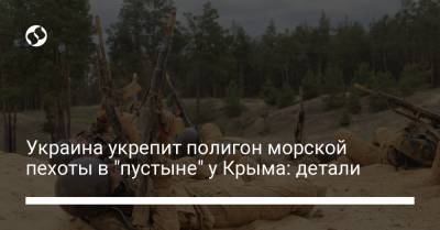 Украина укрепит полигон морской пехоты в "пустыне" у Крыма: детали - liga.net - Украина - Крым - Херсон