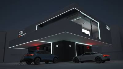 Audi разработала скоростную зарядную станцию мощностью 300 кВт на основе б/у батарей электромобилей суммарной емкостью 2,45 МВтч - itc.ua - Германия