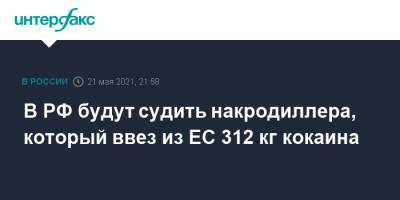Ирина Волк - В РФ будут судить накродиллера, который ввез из ЕС 312 кг кокаина - interfax.ru - Москва - Санкт-Петербург - Литва