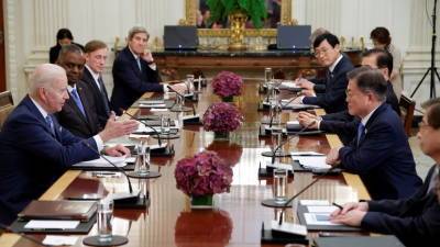 Мун Чжэин - Чон Ыйен - Мотэги Тосимицу - Энтони Блинкен - Джо Байден - Байден провёл встречу с президентом Южной Кореи - russian.rt.com - Южная Корея - Япония