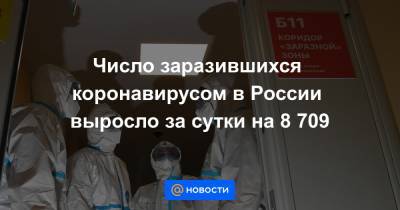 Число заразившихся коронавирусом в России выросло за сутки на 8 709 - news.mail.ru - Москва - Санкт-Петербург - Московская обл. - Нижегородская обл. - Воронежская обл. - Еврейская обл. - респ. Алания - респ.Тыва - Ростовская обл. - Магаданская обл. - Камчатский край - окр. Янао