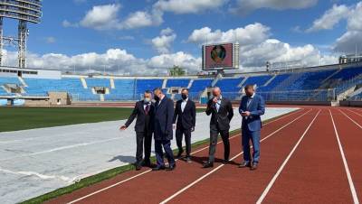 Александр Беглов - Беглов проверил готовность стадиона "Петровский" к Евро-2020 - dp.ru - Санкт-Петербург - Бельгия - Финляндия