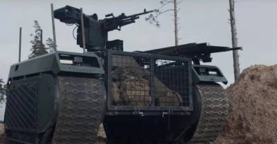В Эстонии испытали нового боевого робота THeMIS: с пулеметом и носилками (ФОТО, ВИДЕО) - delo.ua - Эстония