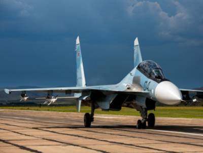 Нештатно произошло катапультирование летчиков из Су-30СМ - vpk-news.ru - Саки - Интерфакс