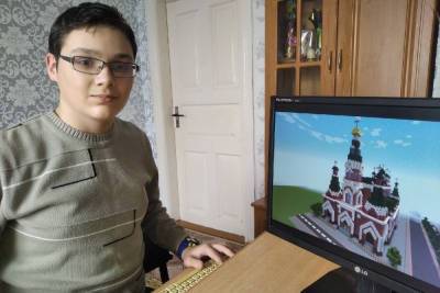 Город за 8 месяцев. Школьник, создавший виртуальную модель Гродно в игре Minecraft, рассказал о своем хобби - grodnonews.by