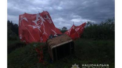 В Украине упал воздушный шар с пассажирами - piter.tv - Украина - Хмельницкая обл.