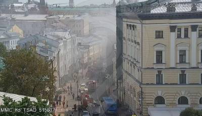 В центре Москвы загорелось здание, находившееся на реконструкции - mskgazeta.ru - Москва