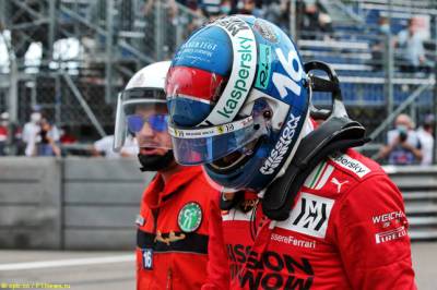 Шарль Леклер - Шарль Леклер стартует с пит-лейн - f1news.ru