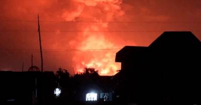 В Конго началось извержение вулкана: люди спасаются бегством (ВИДЕО) - dsnews.ua - Конго - Руанда - Гома