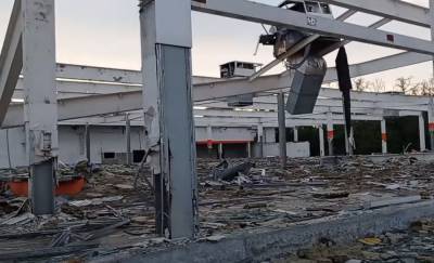 Денис Казанский - "Русский мир" постарался: в сети показали, что осталось от супермаркета "Амстор" в Горловке - vchaspik.ua - Украина - Горловка