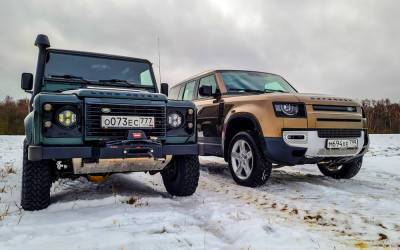 Land Rover Defender: тест с разницей в 40 лет - zr.ru - Намибия