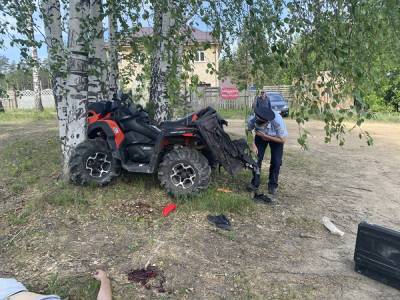В Верхнем Дуброво дачники разбились на квадроцикле - znak.com - Екатеринбург - Свердловская обл.
