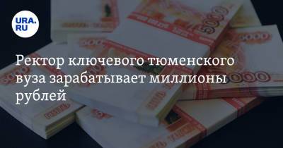 Ректор ключевого тюменского вуза зарабатывает миллионы рублей - ura.news - Тюмень
