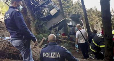 ЧП в Италии: рухнувшая кабина фуникулера унесла 13 жизней - lv.sputniknews.ru - Италия - Латвия
